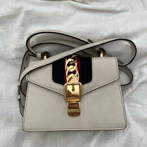 Gucci white handbag